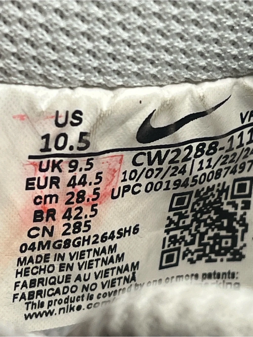 Nike Air Force 1 size 10.5 good condition